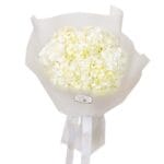 Bouquet of White Hydrangeas