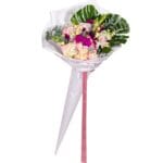 Giant White and Pink Bouquet - Wonderful in White