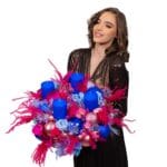 Christmas Table Arrangement - Electric Christmas