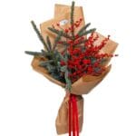 Red Accents Holiday Bouquet
